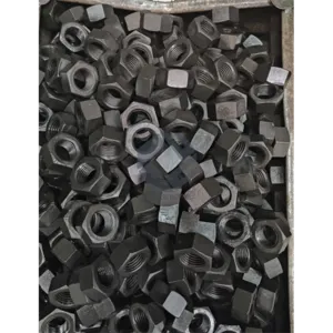 8 Grade DIN 934 - ISO 4032 - UNI 5588 Hexagon Nuts Plain Black
